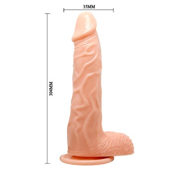 Wyżyłowane duże dildo penis z przyssawką 30,5 cm